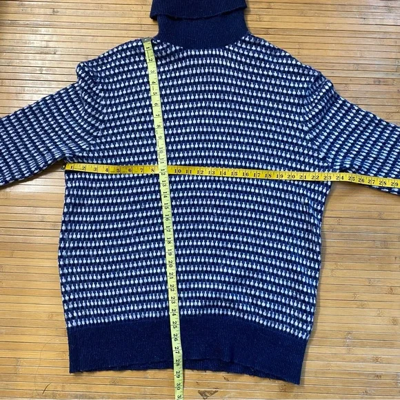 Ted BakerNavy Blue Patterned Sweater - Picture 9 of 9